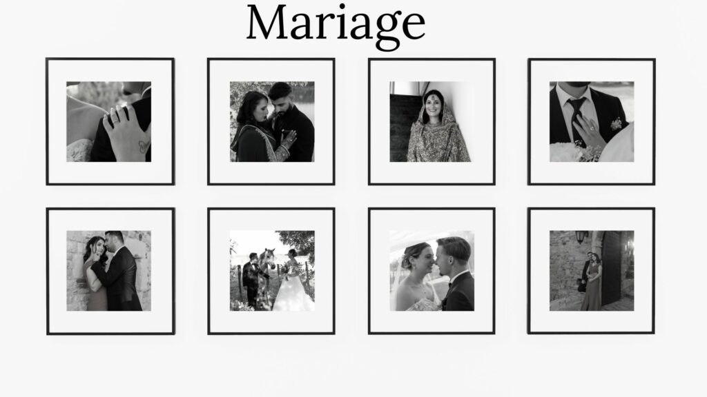 Black White Photography Photo Collage Minimalist Desktop Wallpaper (2)